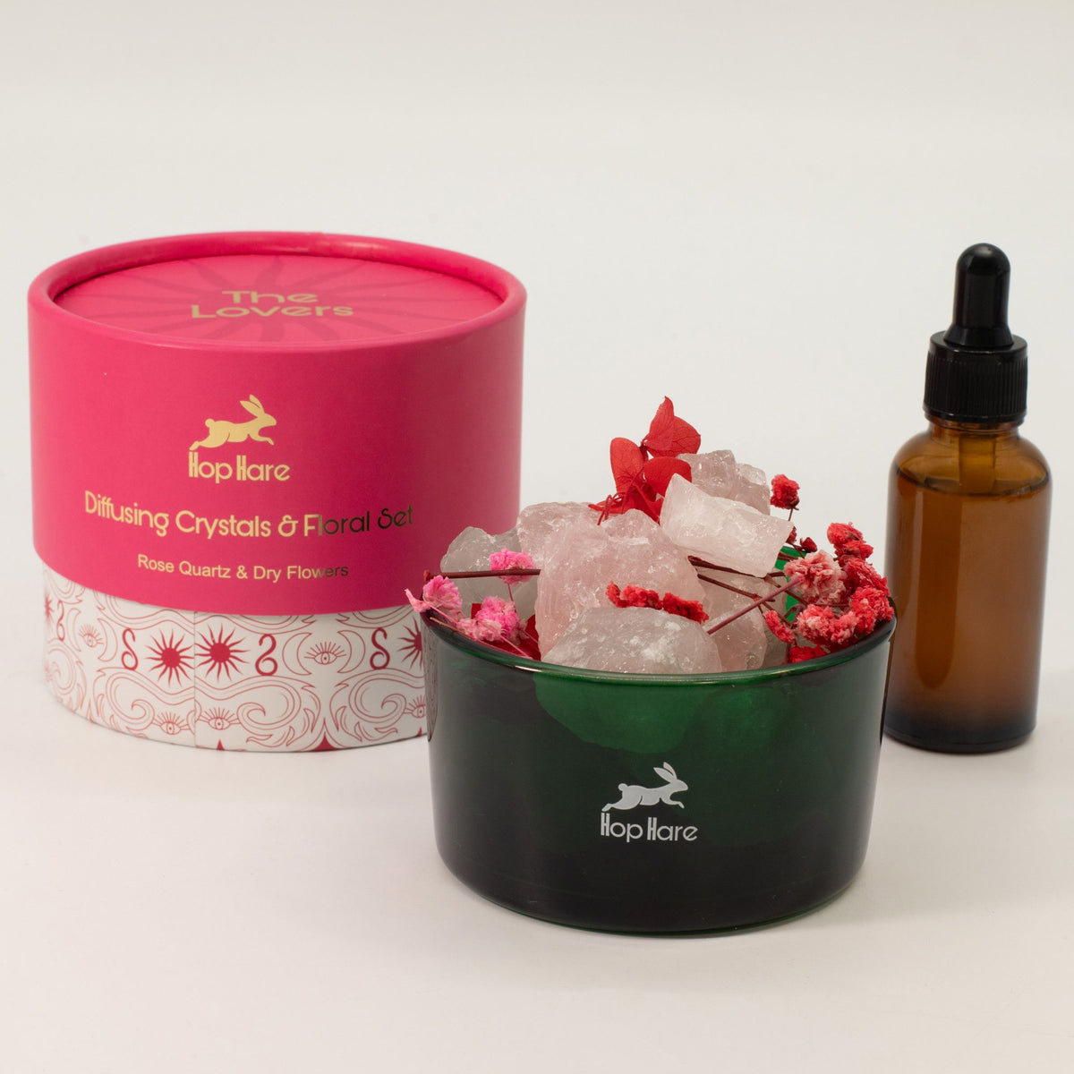 Hop Hare Diffuser Crystals & Floral Set - The Lovers