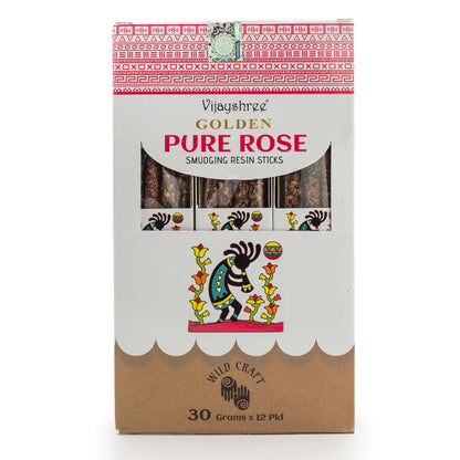 Varillas de resina para difuminar Doradas Rosa Pura de 30g (6 unidades)