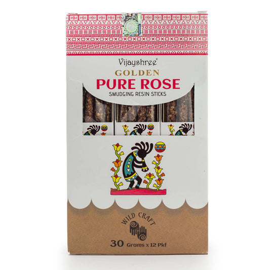 Varillas de resina para difuminar Doradas Rosa Pura de 30g (6 unidades)