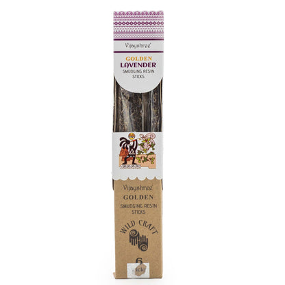 Palitos de resina para sahumar de Lavanda Dorada - 30g