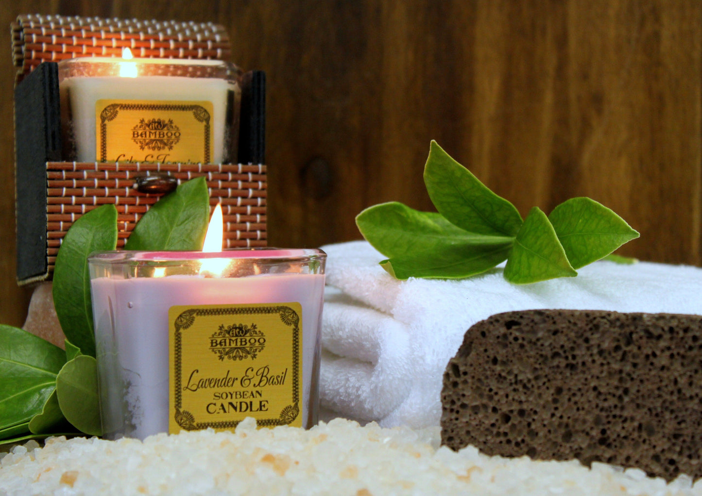 Vela de Cera de Soja - Pomelo y jengibre - Velas de Cera de Soja, cera de soja