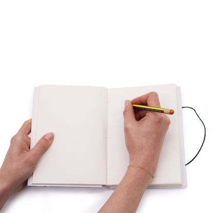 Libreta pequeña con correa - Flores en el mismo jardín