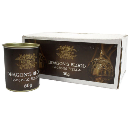 50 g Resina Sangre de dragones - Incienso Resina 50g Latas