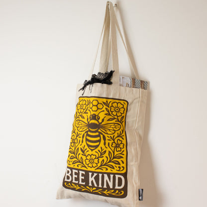 Nomad Sari Icónico Toni Bolsa Tote - Sé amable - Natural 10 oz
