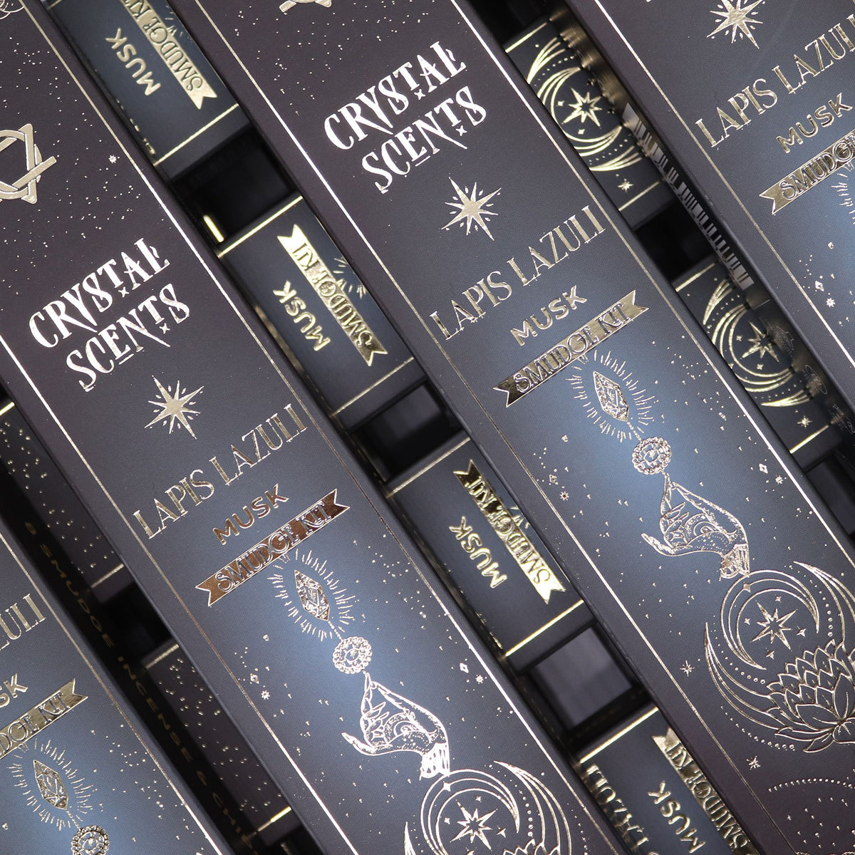 Lapis Crystal Scents Incienso de purificación - Almizcle - Incienso Smudge de Crystal Scents, Artisan Product