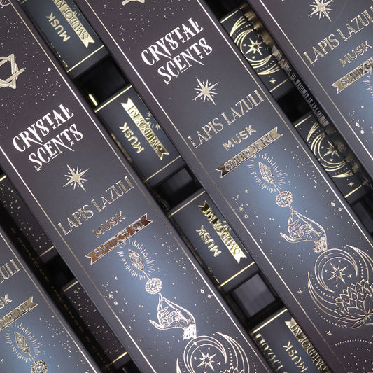 Lapis Crystal Scents Incienso de purificación - Almizcle - Incienso Smudge de Crystal Scents, Artisan Product