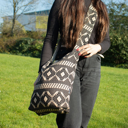 Bolsos Jacquard Naturales – Telar del Desierto – Bolso Tote Nómada
