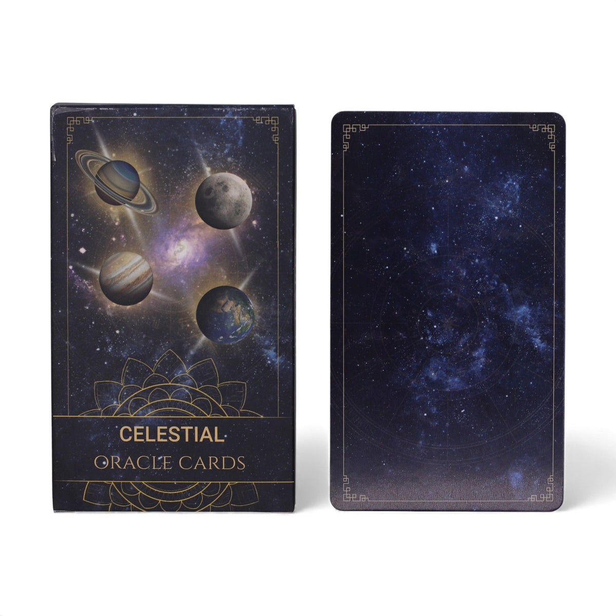 Cartas de Oráculo del Atlas de Energía Celestial - Baraja Espiritual - Cartas de oráculo