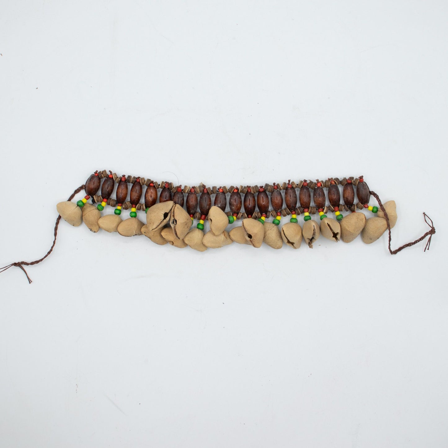 Shaker de tobillo con conchas Kenari - Pulsera sonajero (20 conchas)
