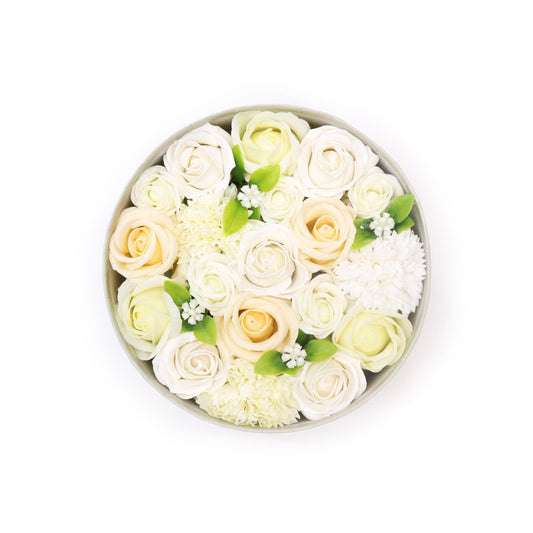 Round Box - Wedding Blessings - White and Ivory