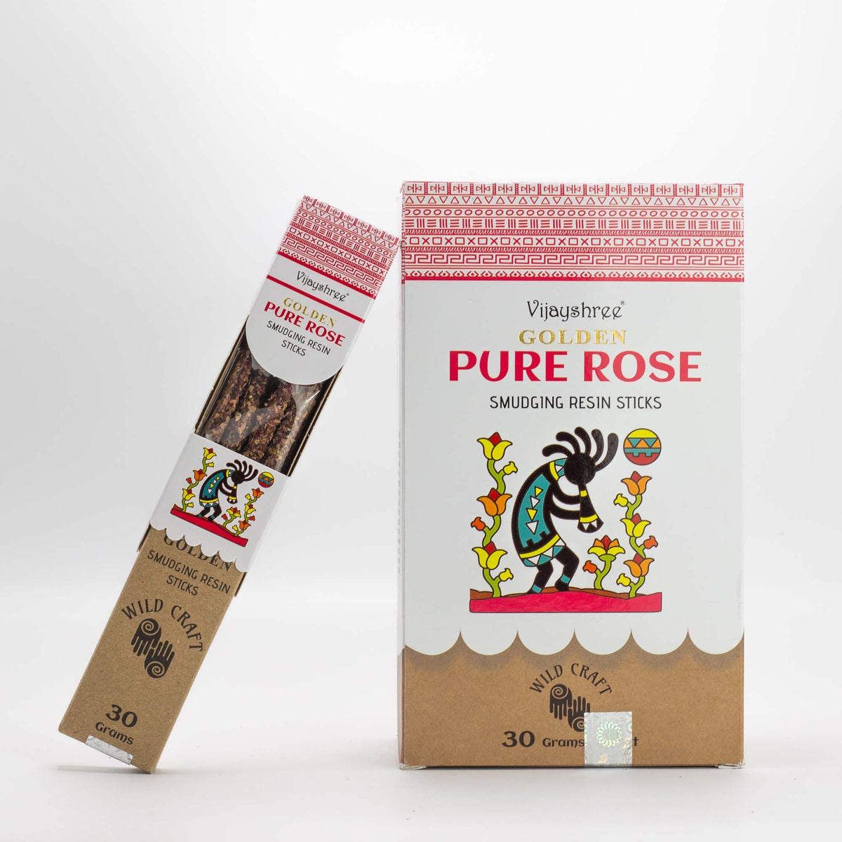 Varillas de resina para difuminar Doradas Rosa Pura de 30g (6 unidades)