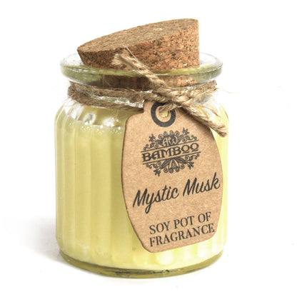 Vela de Cera de Soja Tarro - Almizcle - Velas de Cera de Soja, 20 horas