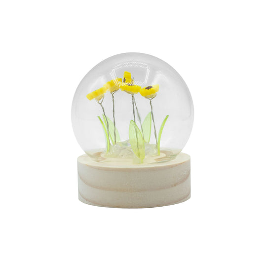 Domo de jardín Floral Glow - 5 girasoles - Batería LED