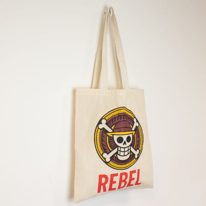 Nomad Sari Icónico Básico Bolso Tote - REBEL - Natural 4oz