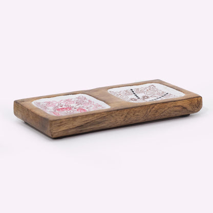 Bandeja doble 20x10x2.5cm - HOP HARE