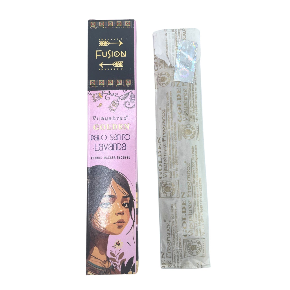 15g Palo Santo Dorado y Lavanda - Varillas de Incienso de Palo Santo