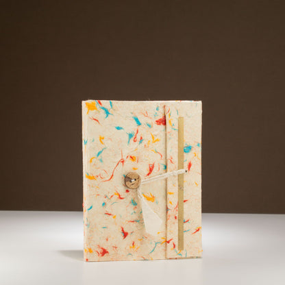 Cuaderno de algodón de colores surtidos Med Lokta Lrg (15x12cm) - 45 hojas