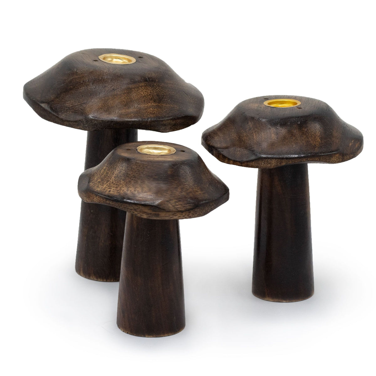 Set de 3 Setas Incienso Cono Plano (13cm 12cm 11cm) - Soporte de Incienso