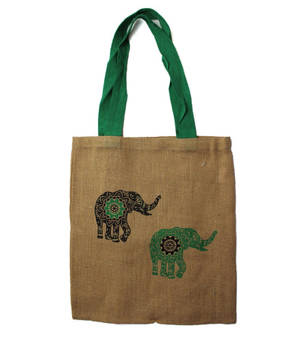 Bolsa de Yute Grande - 3 Diseños ( Aleatorio)