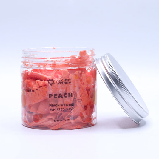 Savon fouetté pêche 120g