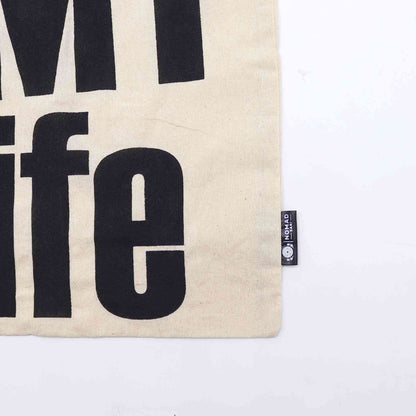 Bolso Básico Icónico - IT's MY LIFE - ES MI VIDA - (40x36cm) - Natural 4oz