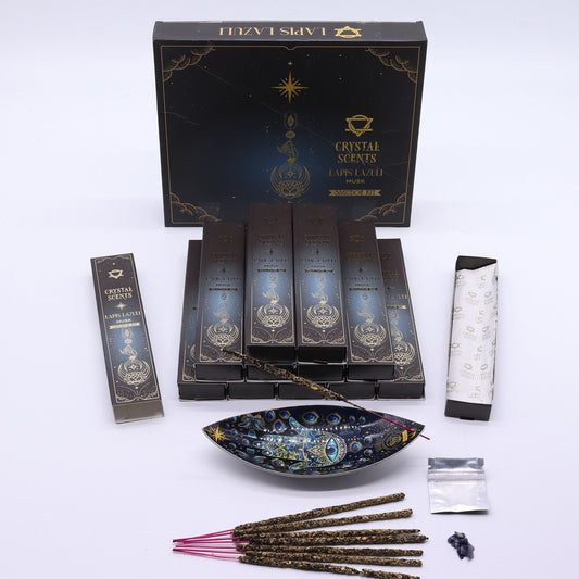 Lapis Crystal Scents Incienso de purificación - Almizcle - Incienso Smudge de Crystal Scents, Artisan Product