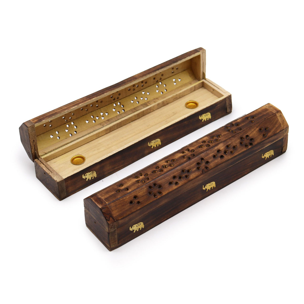 Smoke Boxes Natural Mango Wood - Soporte de Incienso