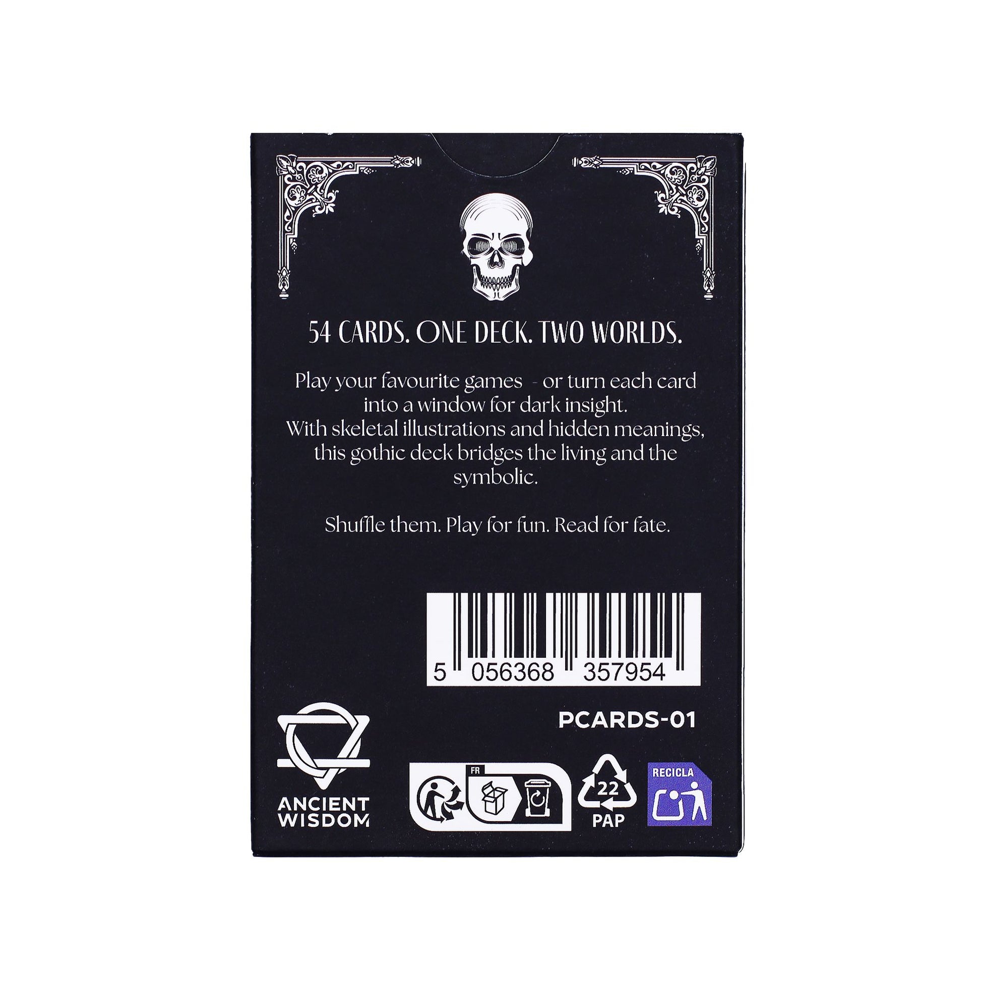 Memento Mori Cartas de juego y de oráculo góticas - Revenda de Cartas de Jogo & Oráculo Para a Sua Loja