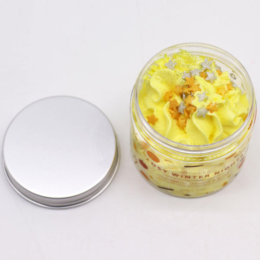 Crème de Douche Fouettée Nuits d'Hiver Confortables 120g