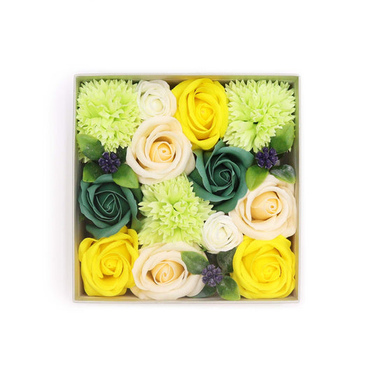 Square Box - Spring Celebrations - Yellow and Greens