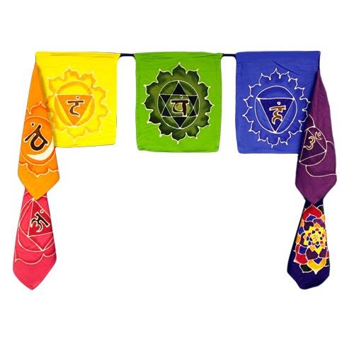 Seven flags - Chakras 7x(32x23cm)