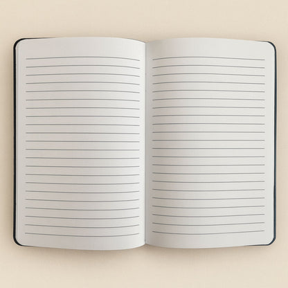Cuaderno de terciopelo verde oscuro - 80 páginas - Haz que suceda
