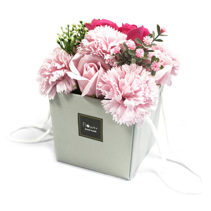 Bouquet Flores Jabón · Rosas Rosas y Clavel
