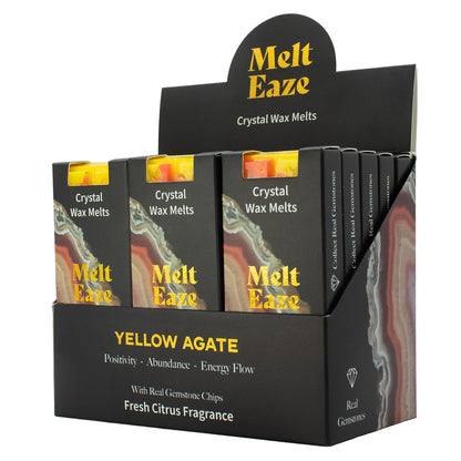 MeltEaze Tabletas de Cera 50 g - Brillo Dorado - Cítricos Frescos