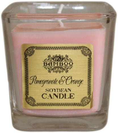 Vela de Cera de Soja - Granada y naranja - Velas de Cera de Soja, cera de soja