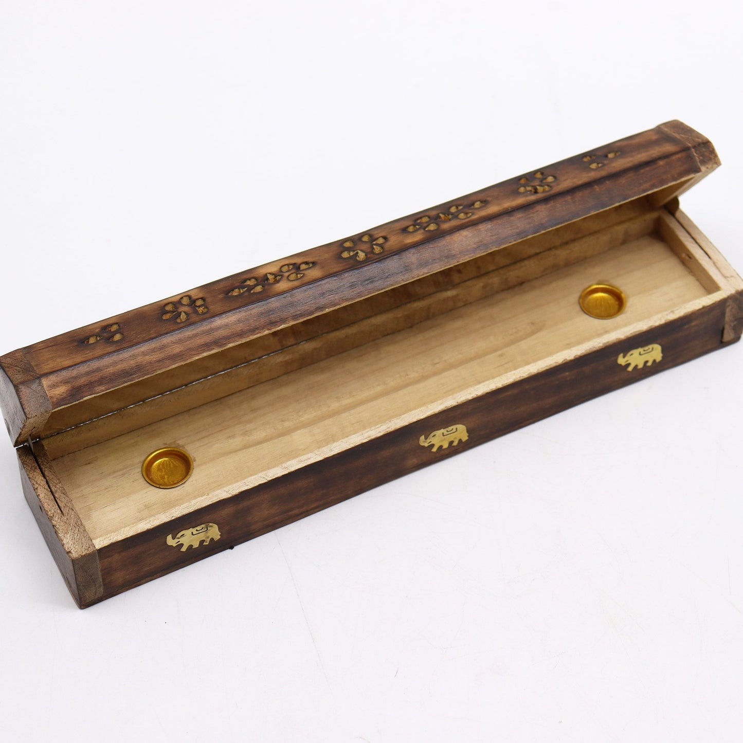 Smoke Boxes Natural Mango Wood - Soporte de Incienso