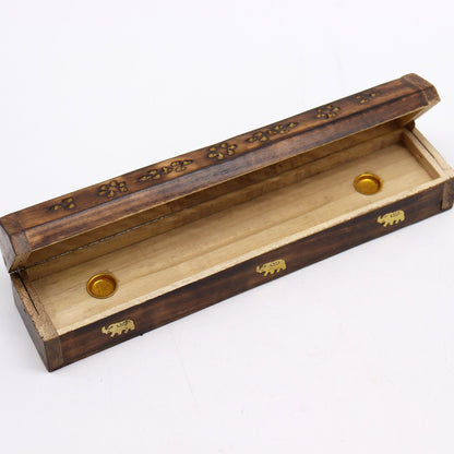 Smoke Boxes Natural Mango Wood - Soporte de Incienso