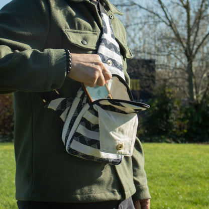Bolsas Jacquard Naturales - Atlas Nomad - Bolso Cruzado