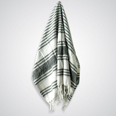 Serviette de spa Hammam - Charbon - 90x170cm