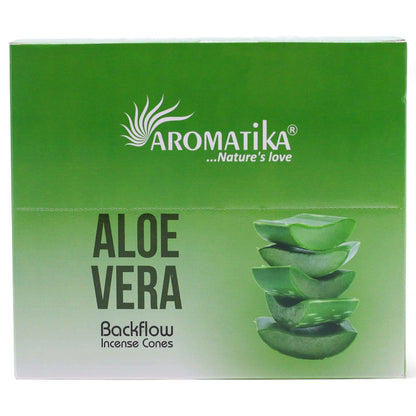 Pack de 10 Incienso Masala Backflow - Aloe Vera