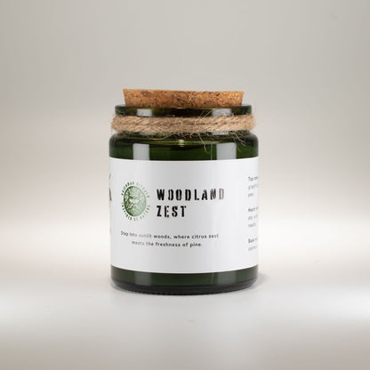 Vela de soja Greenman Woodwick - Esencia del Bosque