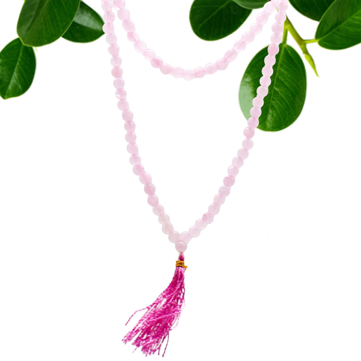 108 Japamala - Cuarzo Rosa - Japamalas de Piedras Naturales