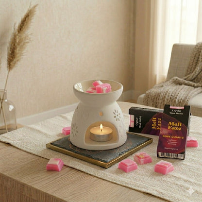 MeltEaze Tabletas de Cera 50g - Amor de Cuarzo Rosa - Rosa