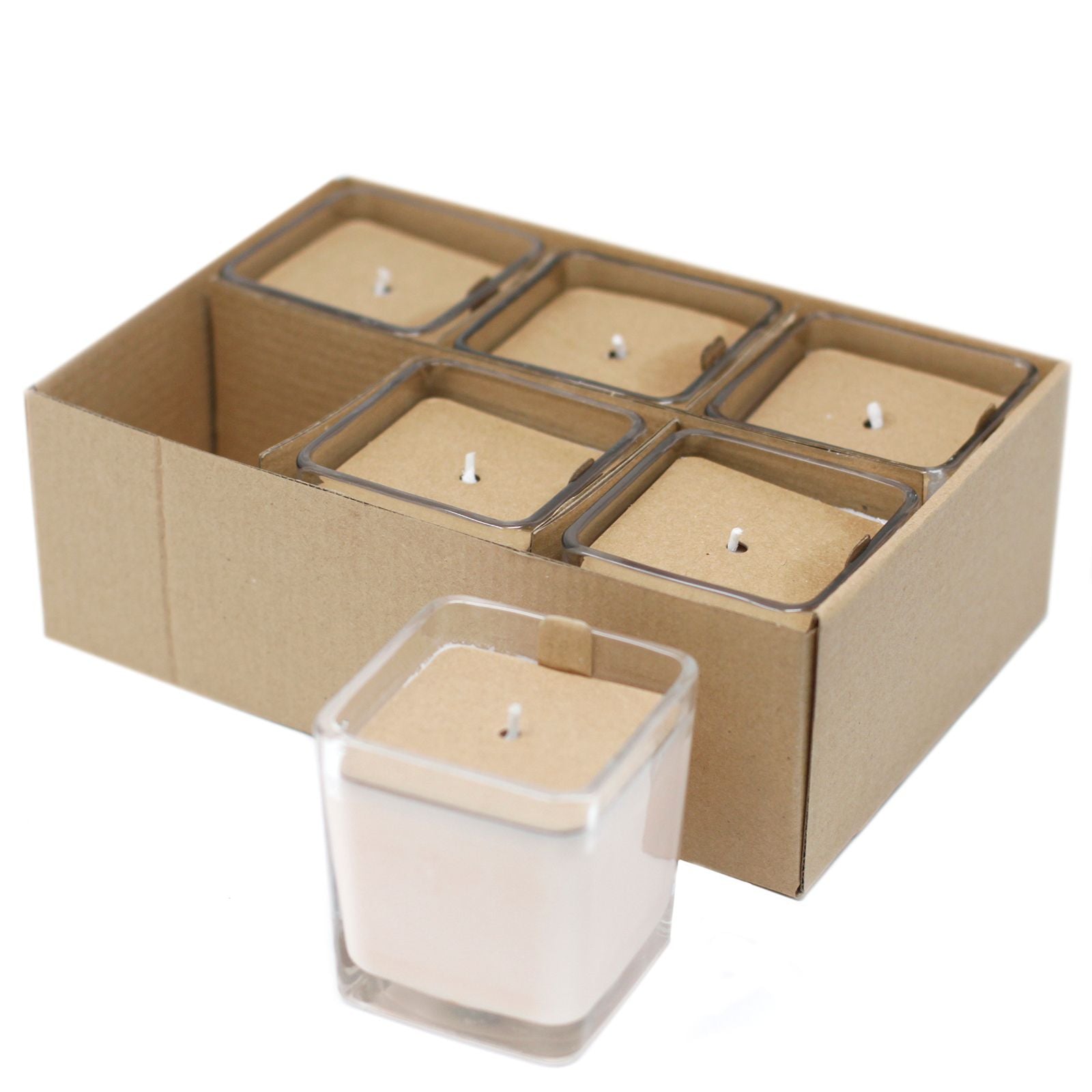 Velas de Soya sin Etiqueta- Peach Smoothie - Velas de cera de soja sin etiqueta