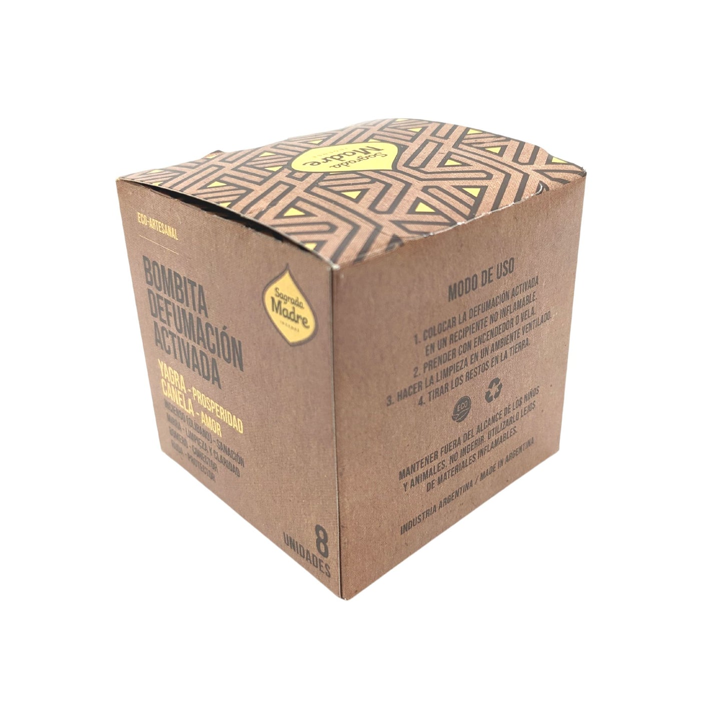 Caja de 8 Bombitas de Incienso Yagra-Canela - Bombitas de Incienso Naturales