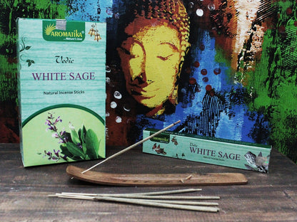 Védica - Palitos de incienso - Salvia Blanca - Védico - Palitos de incienso