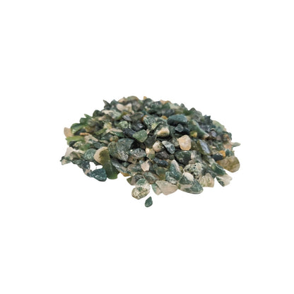 Moss Agate Gemstone Chips Bulk - 1KG - Gemas mixtas