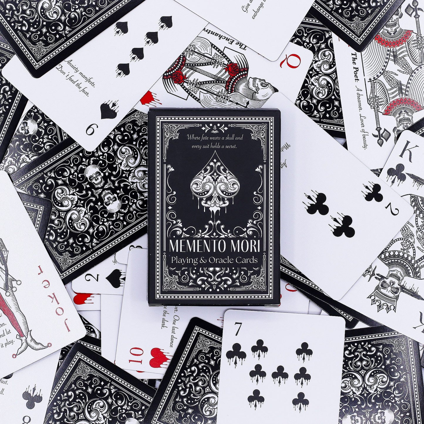 Memento Mori Cartas de juego y de oráculo góticas - Revenda de Cartas de Jogo & Oráculo Para a Sua Loja