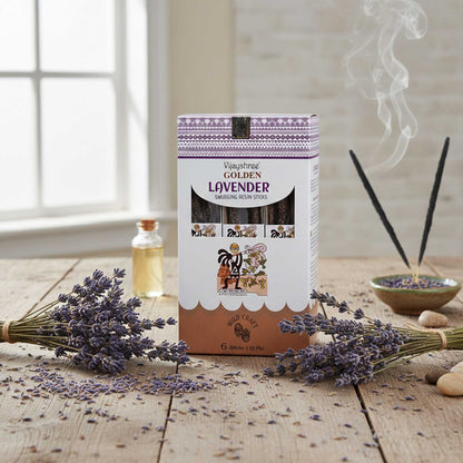 Palitos de resina para sahumar de Lavanda Dorada - 30g