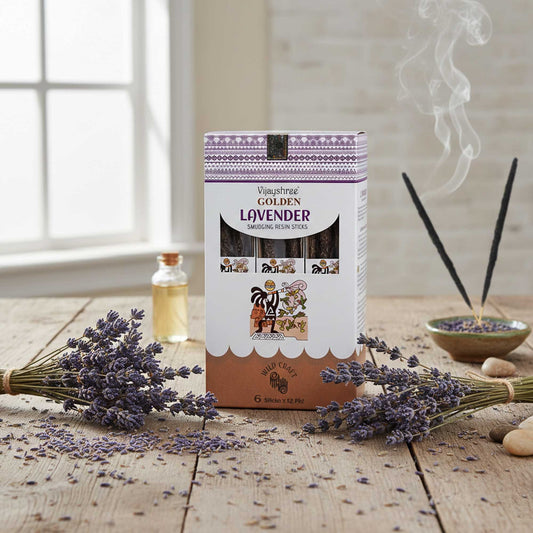 Palitos de resina para sahumar de Lavanda Dorada - 30g